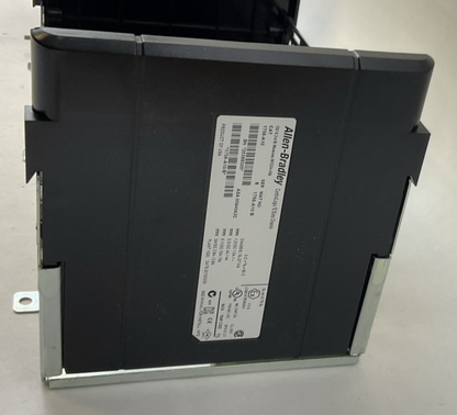 ALLEN BRADLEY 1756-PA75/B POWER SUPPLY *NO COVER*W/ 1756-A10 10 SLOT RACK