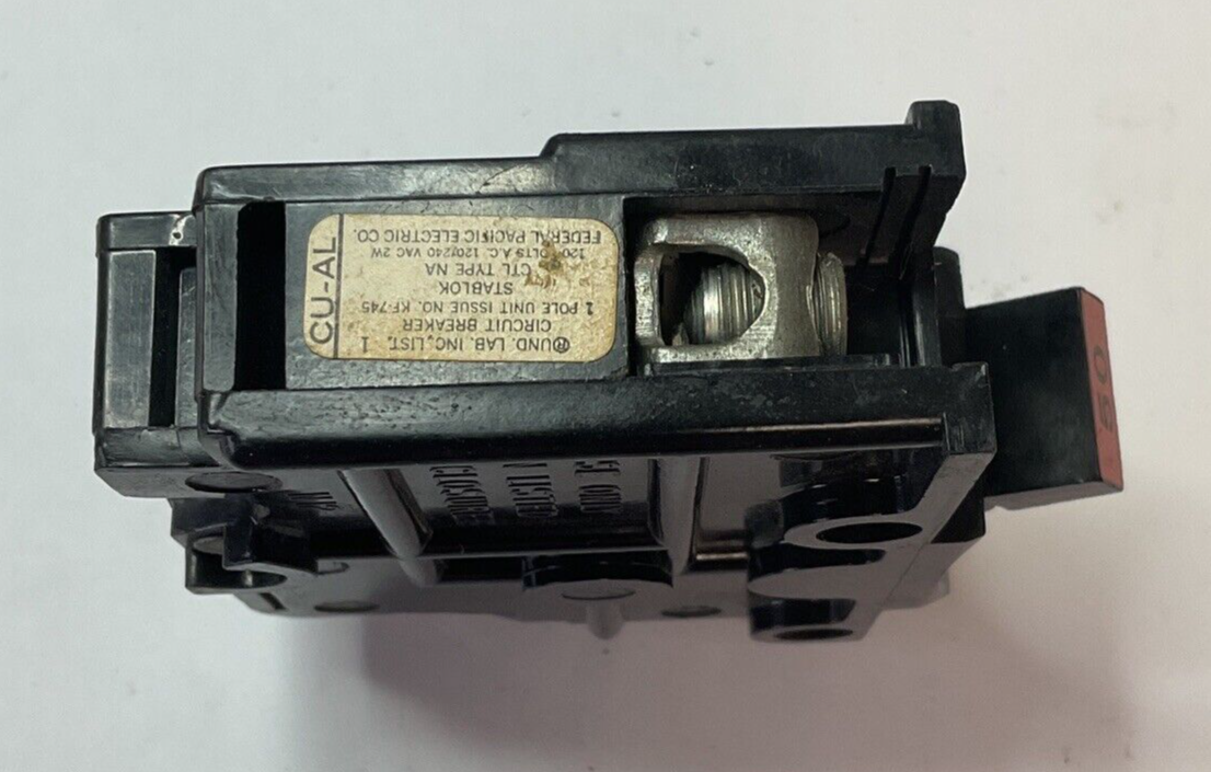 FEDERAL PACIFIC NA150 CIRCUIT BREAKER STABLOK 120/240VAC 1POLE TYPE NA**LOTOF5**