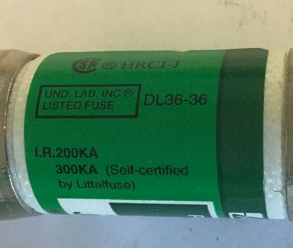 LITTLEFUSE JTD1 POWR-GARD FUSE 1A 600VAC CLASS J TIME DELAY ***LOTOF10***