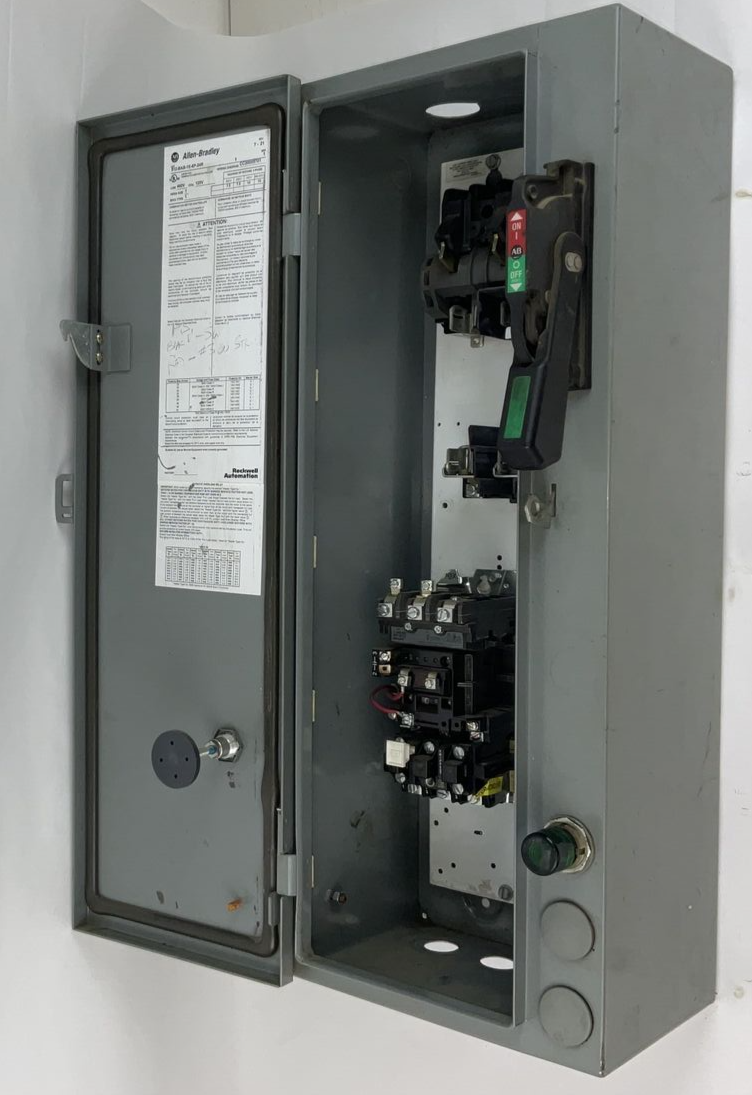 ALLEN BRADLEY 512-BAB-1E-6P-24R COMBINATION MOTOR CONTROLLER SER.1 480V