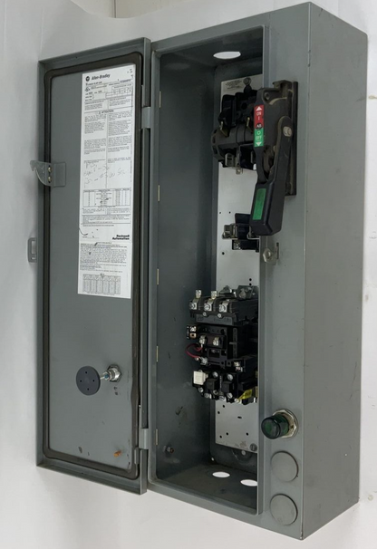 ALLEN BRADLEY 512-BAB-1E-6P-24R COMBINATION MOTOR CONTROLLER SER.1 480V