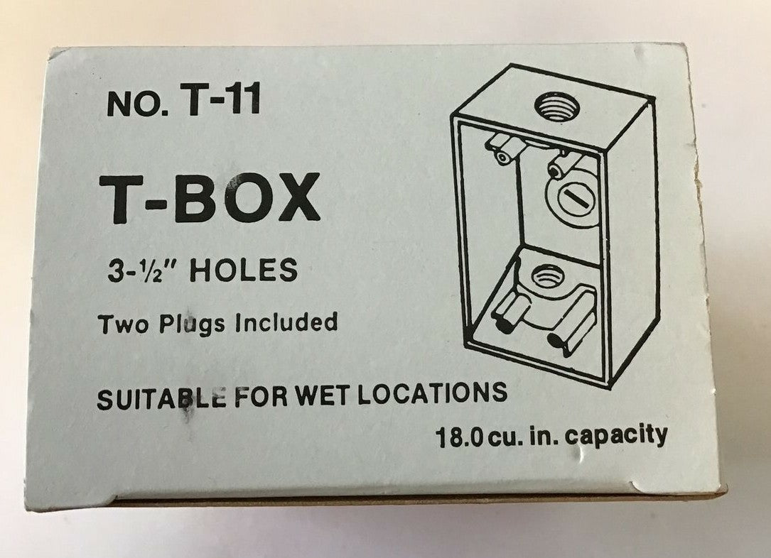 AMERICAN ELECTRIC T-11 PERFECT LINE T-BOX W/ COVER ***LOTOF2***