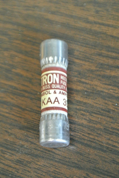 BOX of 10 / BUSSMANN / TRON KAA30 RECTIFIER FUSES / 130V / 30A / NEW SURPLUS