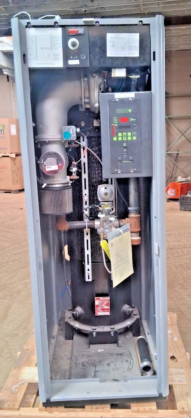 AERCO BMK1500 BOILER 1500MBH 107SQFT 44GALLON 160PSIG 115V 1500000BTU 15A 2HP