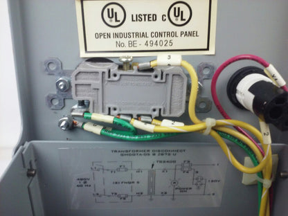 DAYKIN ELECTRIC GMDGTA-05BZ872U TRANSFORMER DISCONNECT SWITCH 480V, 1000VA, 2.3A