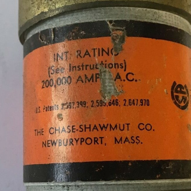 SHAWMUT A4J125 CURRENT LIMITING FUSE 600VAC 125A CLASS J ***LOTOF2***