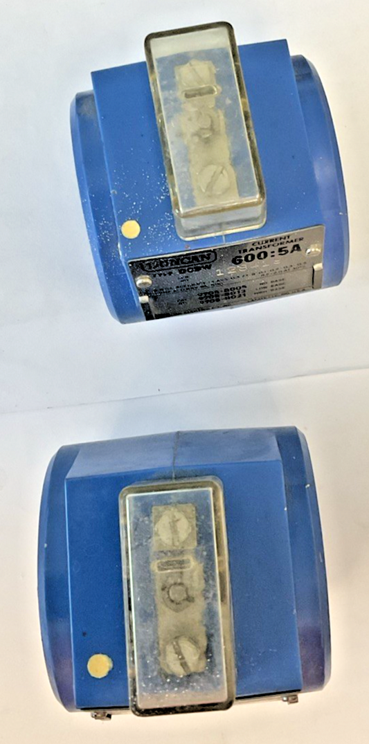 DUNCAN DCBW CURRENT TRANSFORMER  600:5A 60HZ ***LOTOF2***