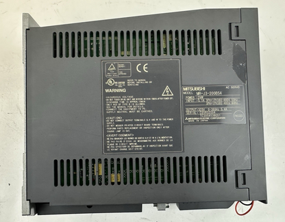 MITSUBISHI MELSERVO-J3 MR-J3-200BS4 AC SERVO DRIVE 3 PHASE 2kW 380-480V 50-60Hz