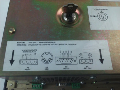 ALLEN BRADLEY 2711E-T10C6 SER. C REV. A  PANELVIEW 1000E TERMINAL FRN 5.13 W/KEY