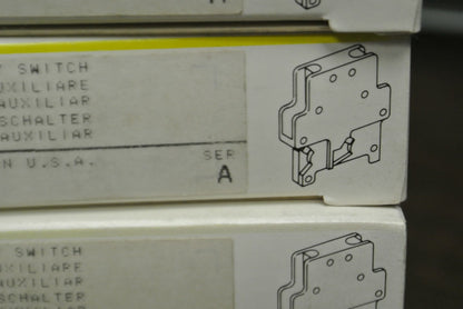 LOT of 5 / ALLEN-BRADLEY 195-BA01 AUXILIARY SWITCH / AUX. CONTACT / NEW SURPLUS
