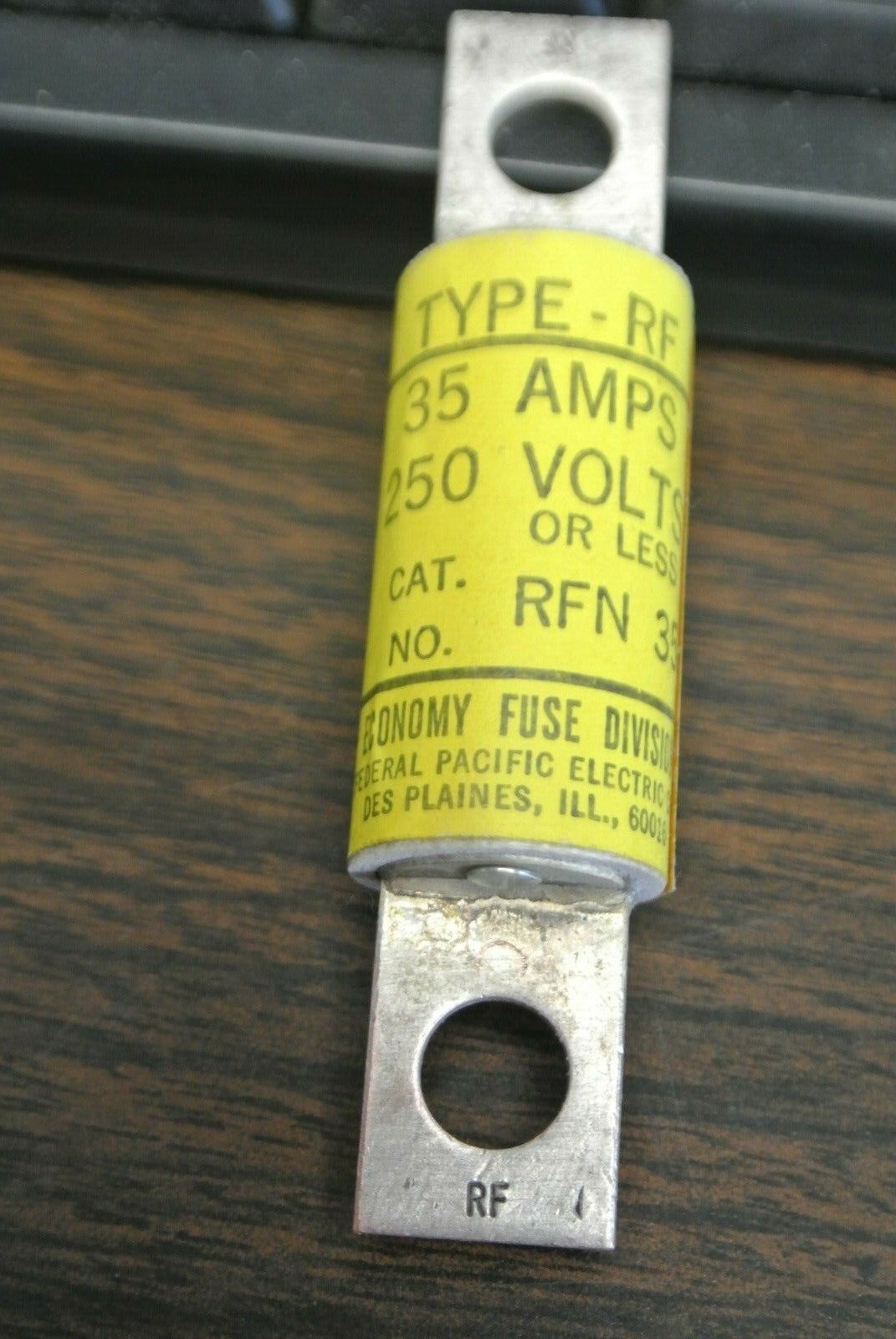 ECONOMY / FPE RFN35 TYPE RF SEMICONDUCTOR FUSE / 250V / 35A / NEW SURPLUS / EACH