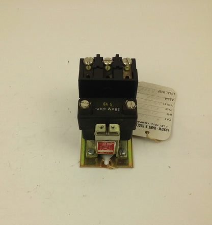 ARROW HART & HEGEMAN 27723U MAGNETIC CONTACTOR, 240V, F.L. 20A, L.R. 120A, NIB