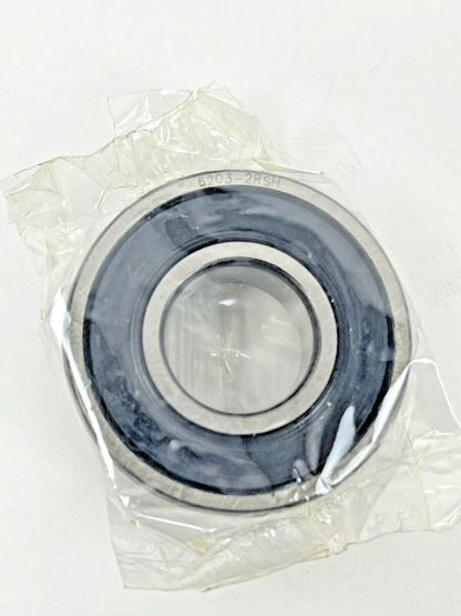 SKF - ***LOT OF 2*** - 6203-2RSH - DEEP GROOVE BALL BEARING - 17x40x12 (mm)