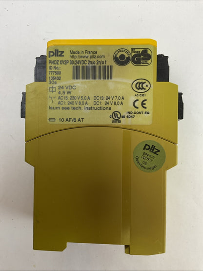 PILZ XV2P 30/24VDC 2N/O 2N/O T SAFETY RELAY