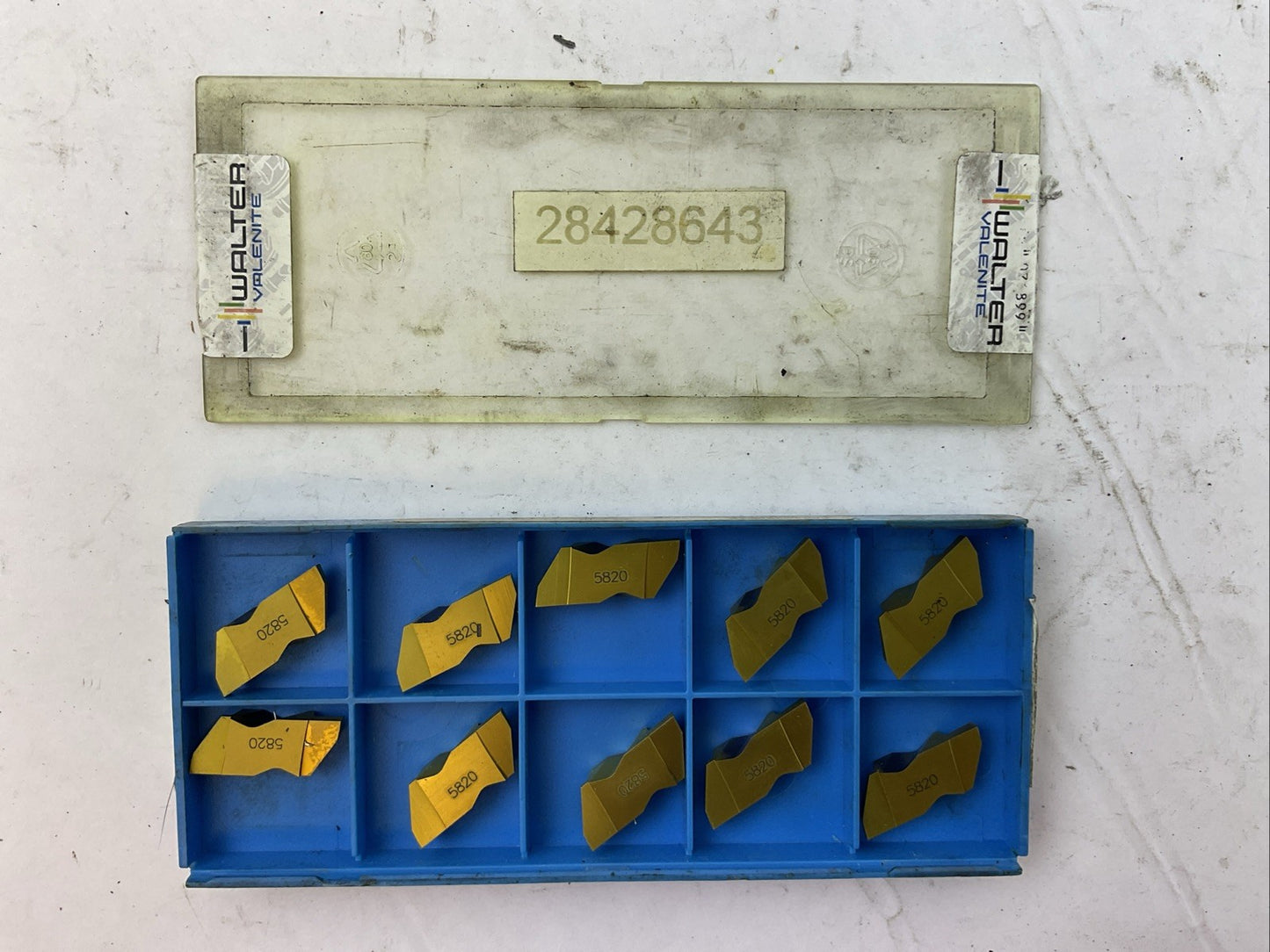 WALTER VALENITE VLG 3 105L 5820 CARBIDE INSERT (BOX OF 10)