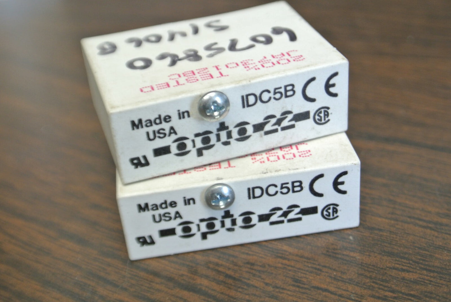 LOT of 2 / OPTO 22 /  IDC5B  / DC INPUT MODULE / INPUT 4-16VDC