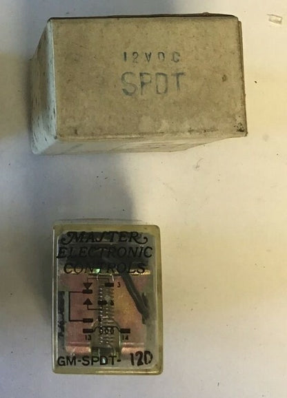 MASTER ELECTRONICS GM-SPDT-12D RELAY ***LOTOF2***