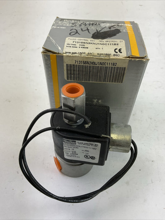 PARKER 71315SN2KNJ1N0C111B2 SOLENOID VALVE 24V 60HZ 860KPa 10WATTS 125PSI