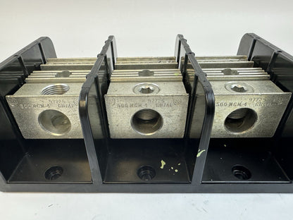 SQUARE D TERMINAL BLOCK 9080 LBA365112 380A 600V 3P