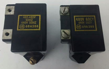 ALLEN BRADLEY 69A288 COIL 480V 60CY 440V 50CY (LOT OF 2)