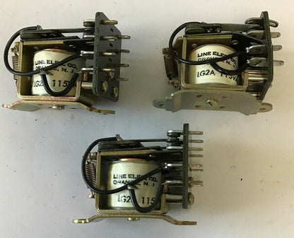 LINE ELECTRIC LG2A RELAY 115VAC 2N.C.***LOTOF3***