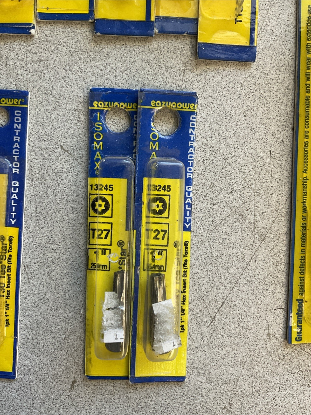 EAZYPOWER ISOMAX CONTRACTOR QUALITY TEE STAR BIT LOT