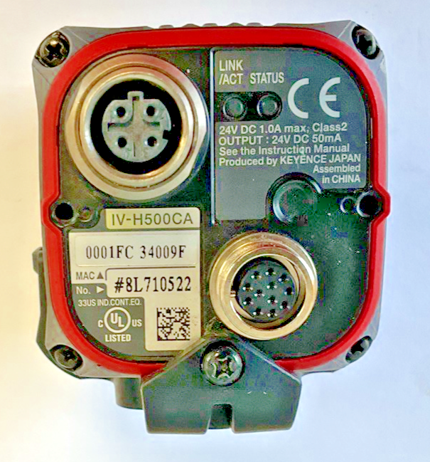 KEYENCE IV-H500CA VISION SENSOR 24VDC 1.0A 50MA