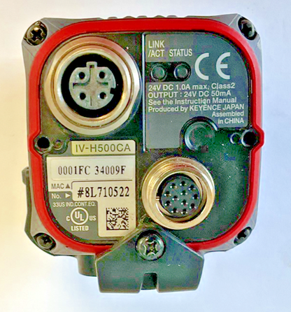 KEYENCE IV-H500CA VISION SENSOR 24VDC 1.0A 50MA