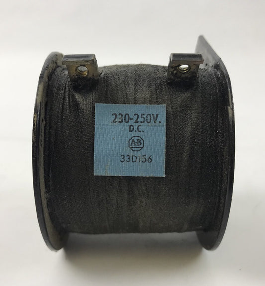 Allen Bradley 33D156 Coil  230-250 V D.C. Used