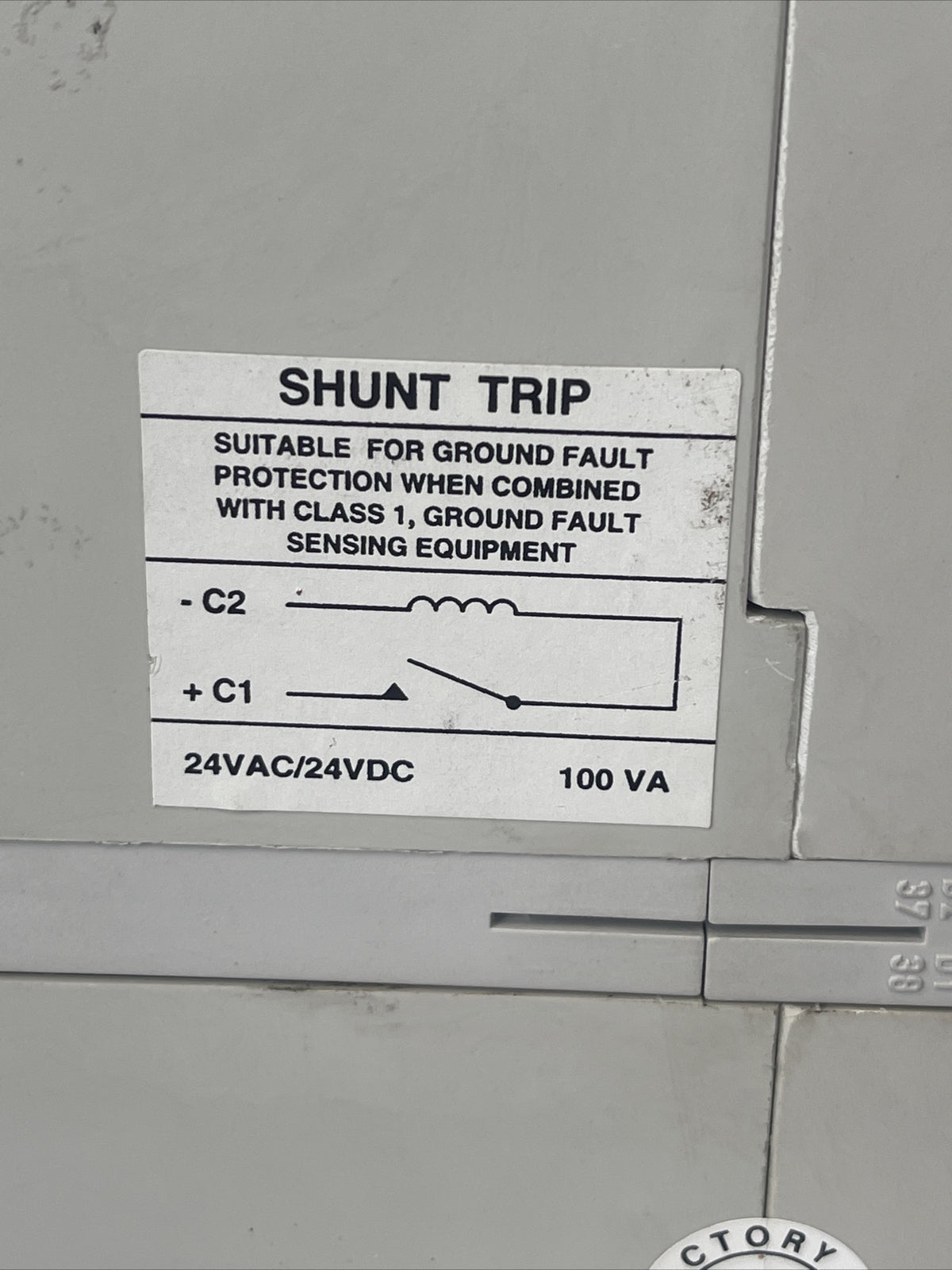 ABB S6N CIRCUIT BREAKER 600V 600AMP 3POLE SHUNT TRIP 24V