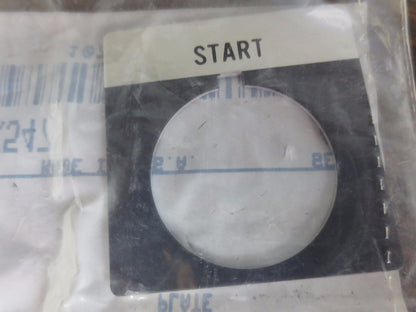 ALLEN-BRADLEY LEGEND PLATES "START" "AUTO/MANUAL" "OFF/ON" "REVERSE" NEW SURPLUS