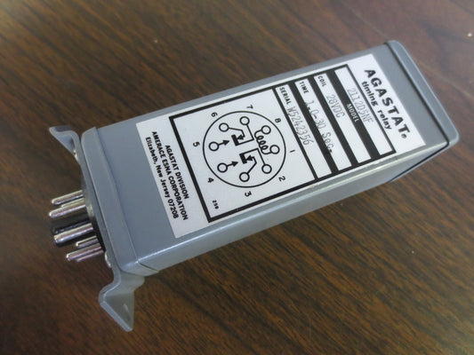 AGASTAT 2112D5NF MINIATURE TIMING RELAY 1.0 - 30 SECONDS, 28VDC - NEW SURPLUS
