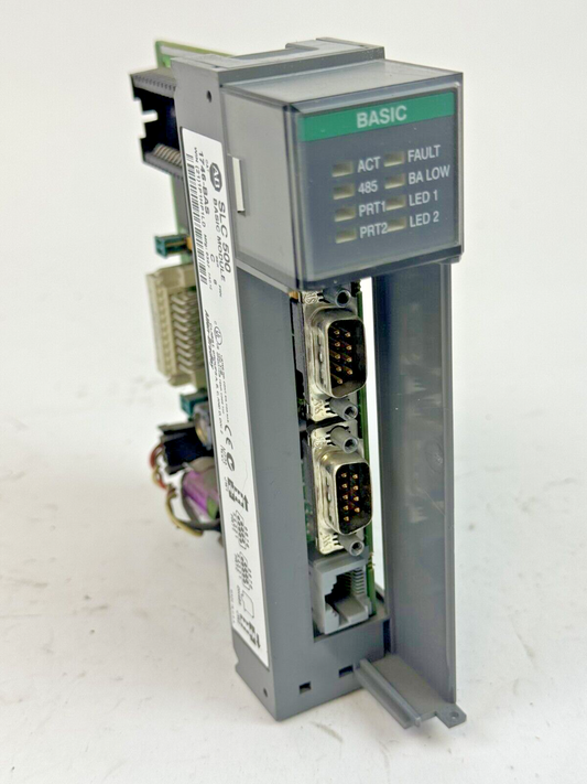 ALLEN-BRADLEY - 1746-BAS SER. C FRN: 6 - SLC 500 BASIC MODULE *NO DOOR*