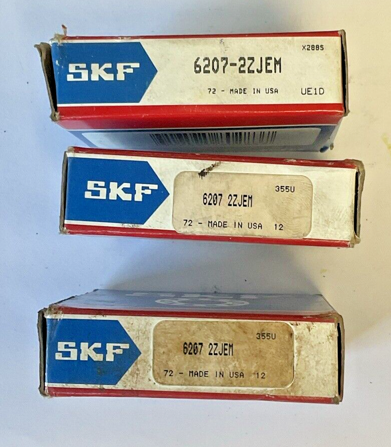 SKF 6207 2ZJEM/ C3HT51 SINGLE ROW BALL BEARING ***LOTOF3***