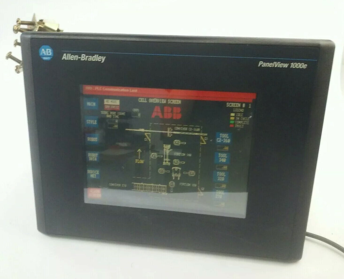 ALLEN BRADLEY 2711E-T10C6 SER. C REV. A  PANELVIEW 1000E TERMINAL FRN 5.13 W/KEY