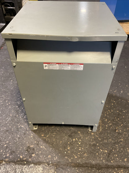 SQUARE D EE45T3H TRANSFOMER 45kVA H.V. 480 54A 60HZ L.V. 208Y/120 125A
