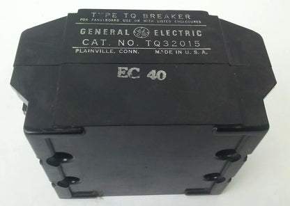 GENERAL ELECTRIC TQ32015 CIRCUIT BREAKER 3P 240VAC 15A TYPE TQ