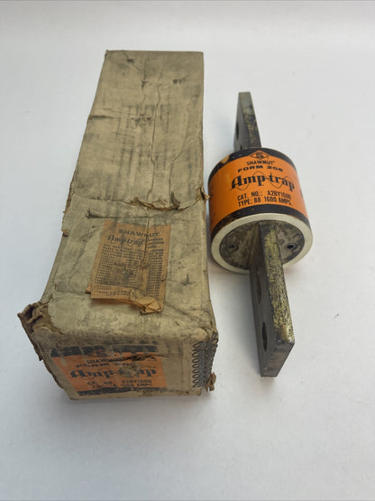 SHAWMUT A2BY1600 FORM 208 AMP-TRAP CURRENT LIMITING FUSE 250VAC 1600AMP TYPE 88
