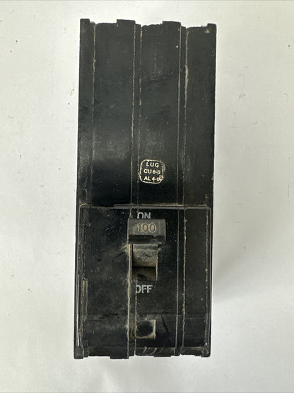 SQUARE D Q13100 CIRCUIT BREAKER 100AMP 240VAC 3POLE