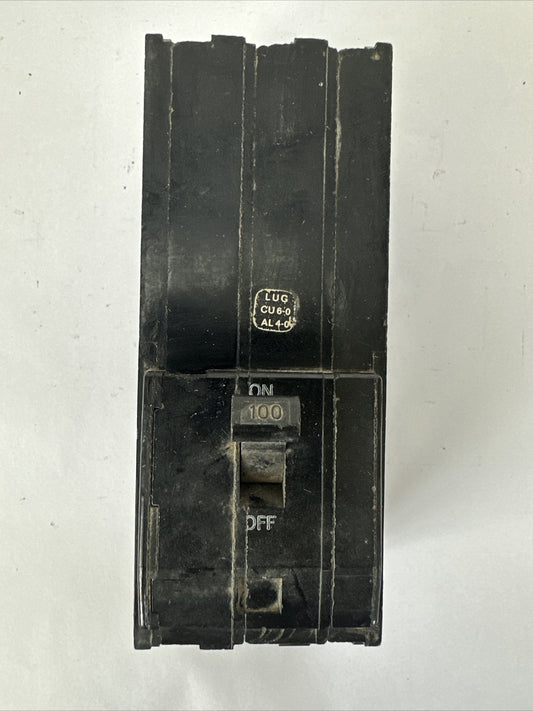 SQUARE D Q13100 CIRCUIT BREAKER 100AMP 240VAC 3POLE