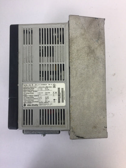 ALLEN BRADLEY POWER FLEX 70 20AD3P4A0AYNNNC0 AC DRIVE INPUT 432-528VAC OUTPUT