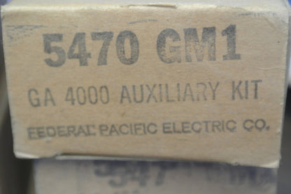 FEDERAL PACIFIC ELECTRIC / FPE 5470GM1 GA4000 AUXILIARY KIT NEW SURPLUS 5470-GM1