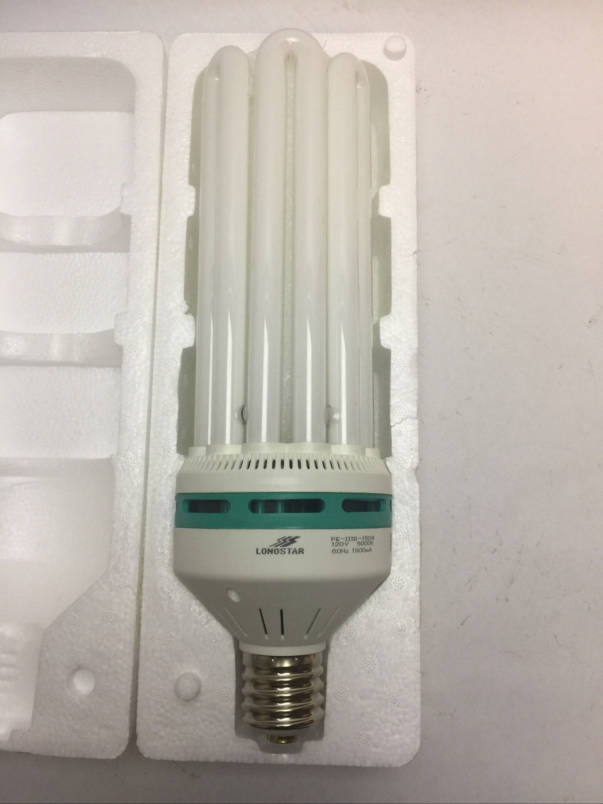 LONGSTAR FE-IIIB-150W COMPACT FLUORESCENT LAMP 150W E39 5000K 120V 60HZ 1900mA