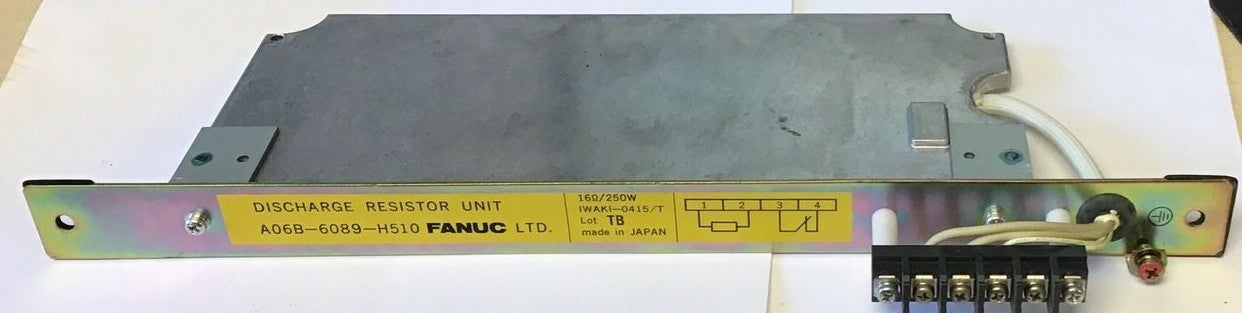 FANUC A06B-6089-H510 DISCHARGE RESISTOR UNIT 250W