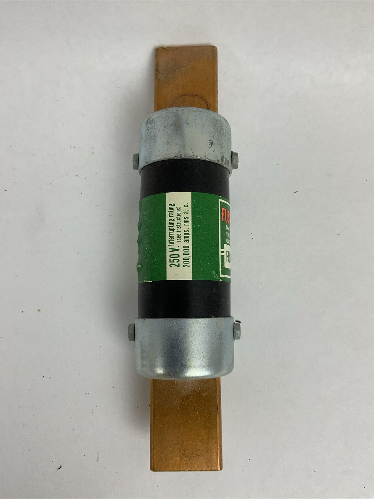 BUSSMANN FRN175 FUSETRON DUAL ELEMENT TIME DELAY CLASS K5 FUSE 175AMP 250VAC