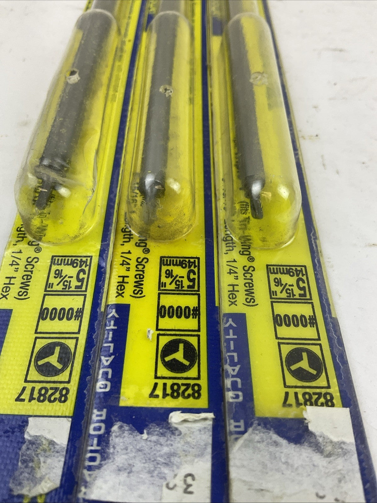 EAZYPOWER ISOMAX 82817 5-15/16" 149mm TRIPLE-Y  FITS TRI-WING SCREWS (LOT OF 3)