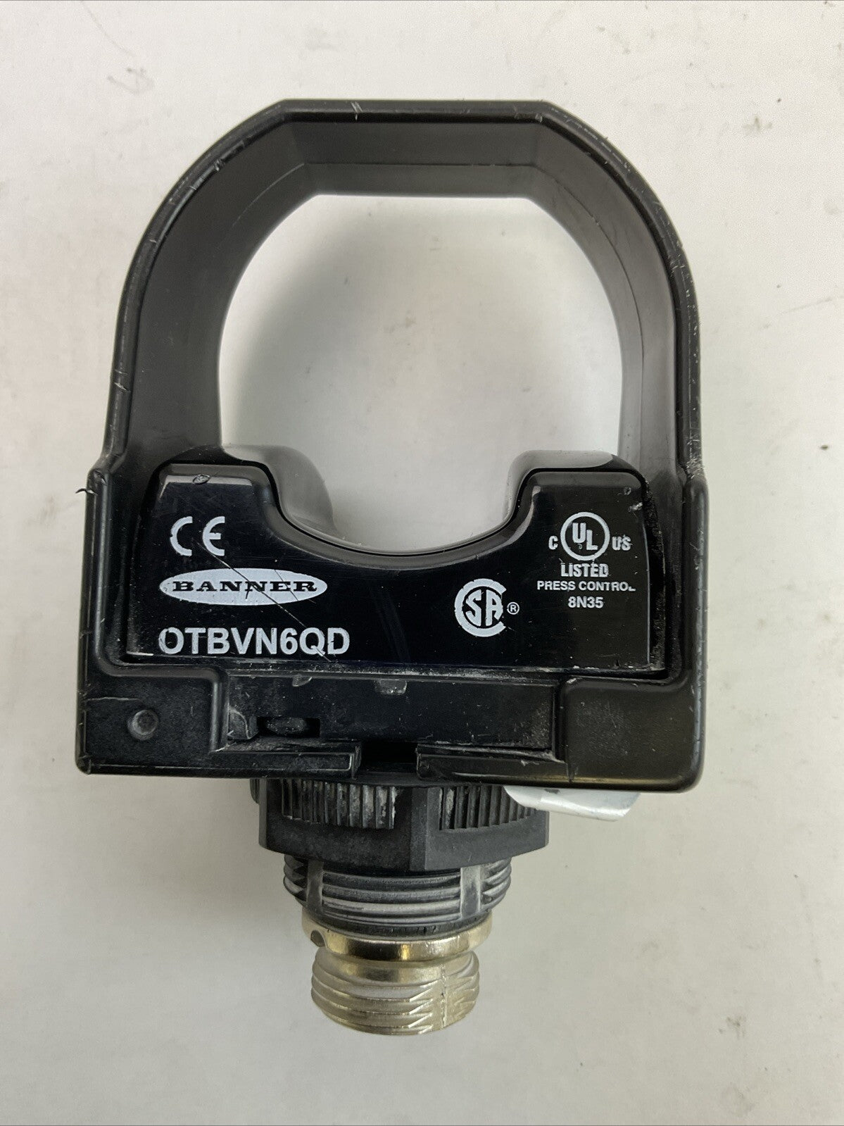 BANNER OTBVN6QD TOUCH BUTTON W/ SHIELD