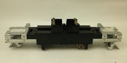 GE SPECTRA SERIES AMC6EB CIRCUIT BREAKER MODULE, 300A, 600V, 6P, USED
