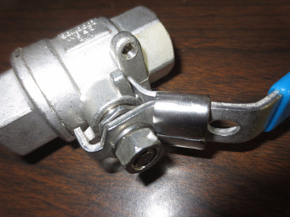 OVC OHIO VALVE COMPANY FIG # 2266FT BALL VALVE 1/2 CF8M 2000WOG - NEW SURPLUS