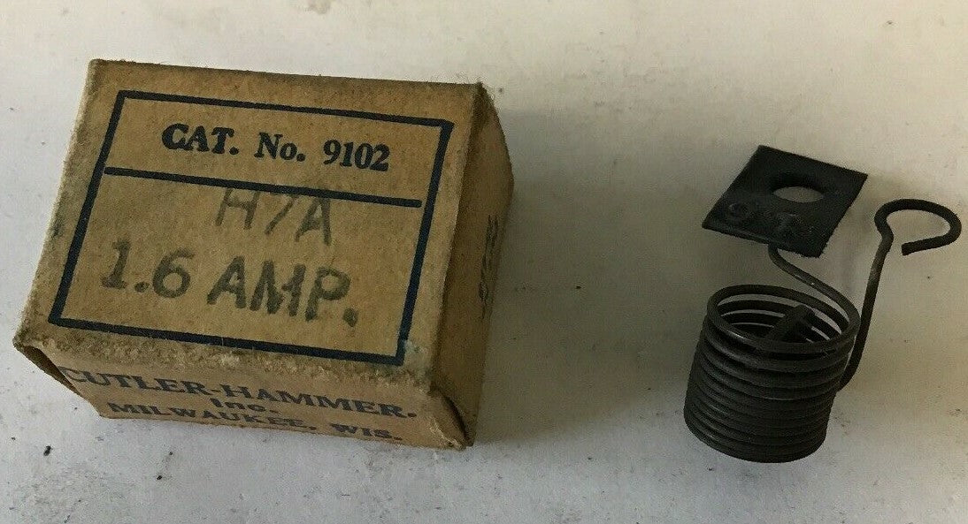 CUTLER HAMMER 9102 H7A 1.6AMP HEATER****LOTOF5****